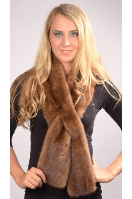 Mink fur scarf